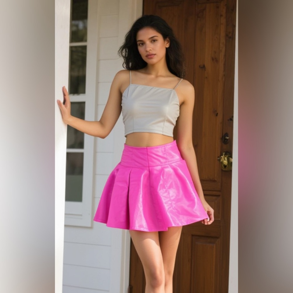 Pink Skirt Outfit